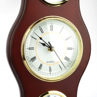 Vlhkoměr teploměr hodiny 18x40cm