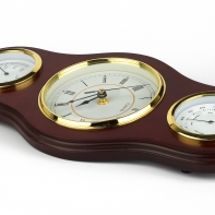 Vlhkoměr teploměr hodiny 18x40cm