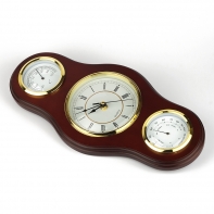 Vlhkoměr teploměr hodiny 18x40cm