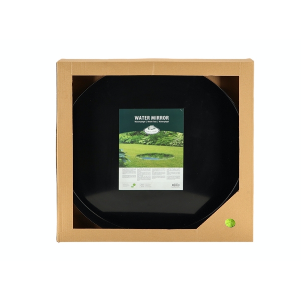 Vodní zrcadlo do trávníku 58cm černé