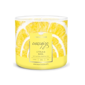 Vonná svíčka AROMATHERAPY CITRUS & BASIL 410g