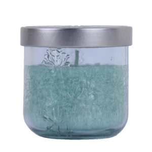 Vonná svíčka ve sklenici s pampeliškou - Aloe 