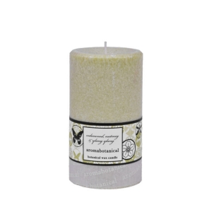 Vonná svíčka z palmového vosku - cedrové dřevo 12cm