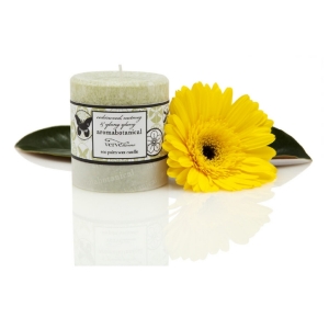 Vonná svíčka z palmového vosku - cedrové dřevo 6,5cm