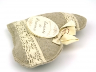 Vonné sáčky - srdce plněné levandulí 10x13cm