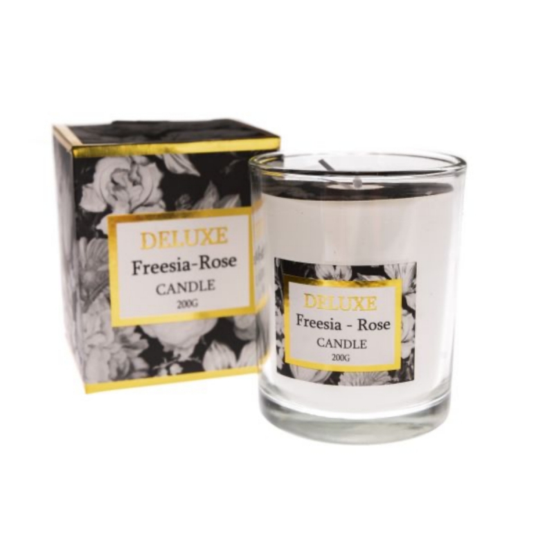Vonné svíčky frézie/růže 200g
