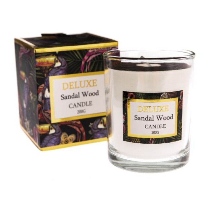 Vonné svíčky santalové dřevo 200g