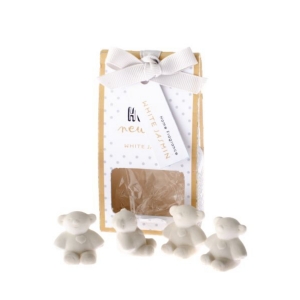 Vonný jíl medvídci - Bílý jasmín 5,5 x 10 x 3,2 cm