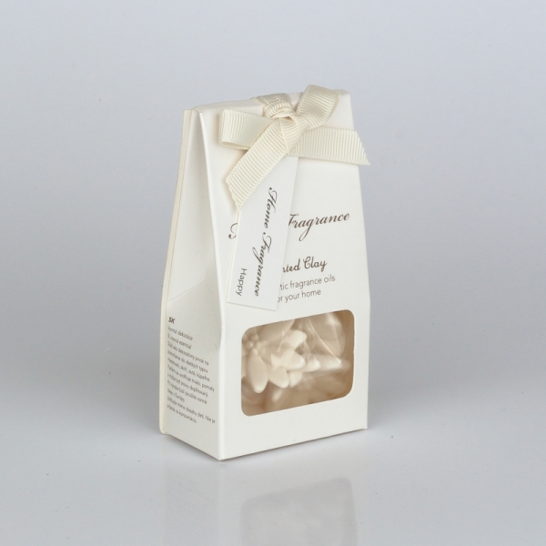 Vonný jíl s motivem květin vůně Happy 6x3x11cm