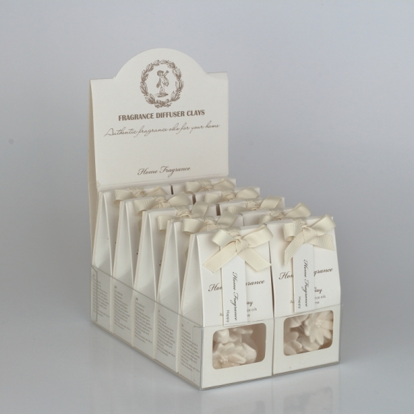 Vonný jíl s motivem květin vůně Happy 6x3x11cm