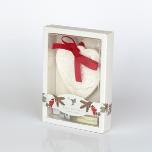 Vonný jíl skořice/jablko v dárkové krabičce