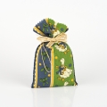 Vonný pytlík s motivem husy zeleno-modrý