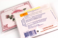 Vonný sáček s vůní růže 11x11cm