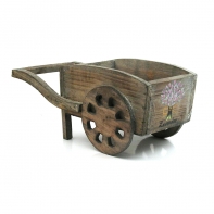 Vozík na kytku retro 32x15x14,5cm