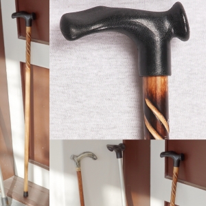 Vycházková hůl dřevěná 88cm