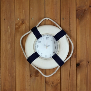 VYŘAZENO - Záchranný kruh s hodinami