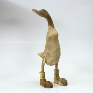 Vyřezávaná dřevěná socha kačeny 47cm