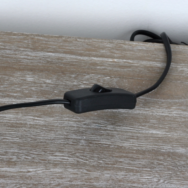 Vysoká lampa s kovovým podstavcem 75cm