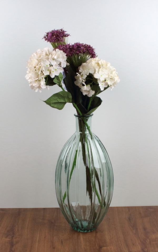 Vysoká skleněná váza ARES 58cm