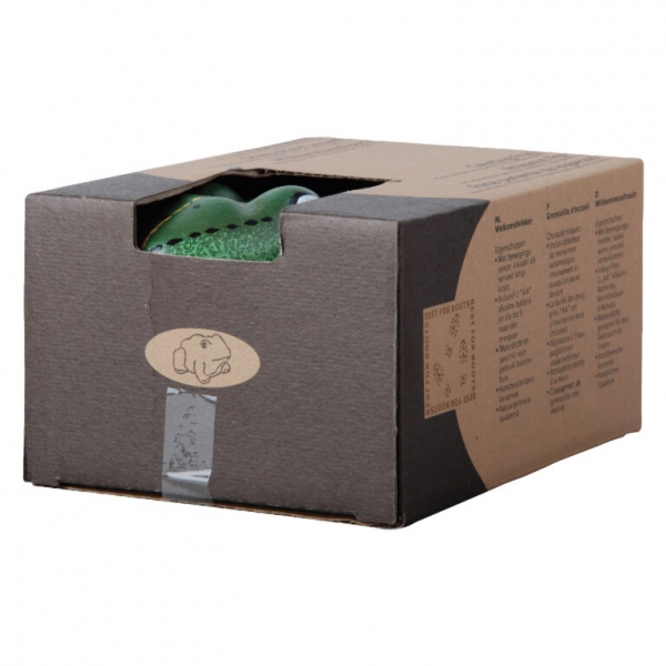 Žába na zahradu kuňkající se senzorem pohybu