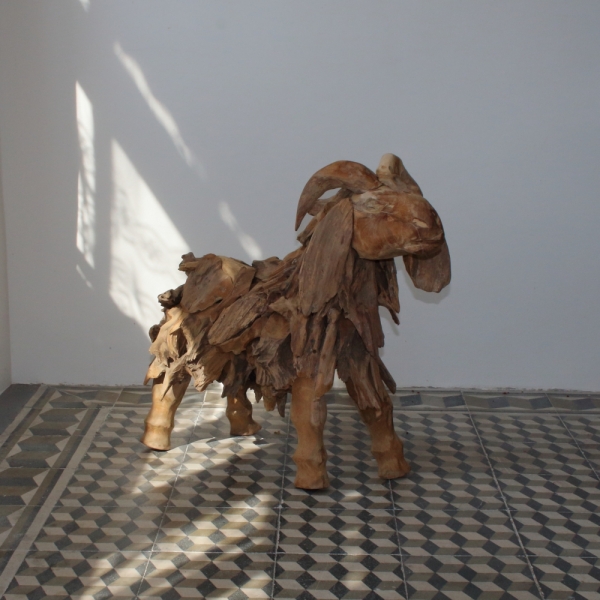 Zahradní dekorace beran 62cm