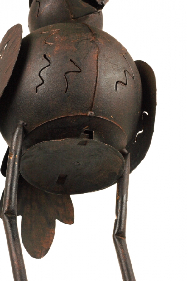 Zahradní dekorace do trávníku ptáček na svíčku 153cm