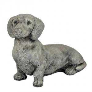 Zahradní dekorace jezevčík 34cm