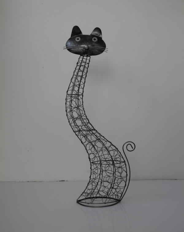 Zahradní dekorace kočka 100cm