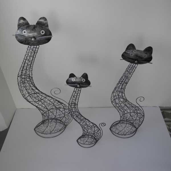 Zahradní dekorace kočka 100cm