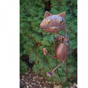 Zahradní dekorace kočka 109cm