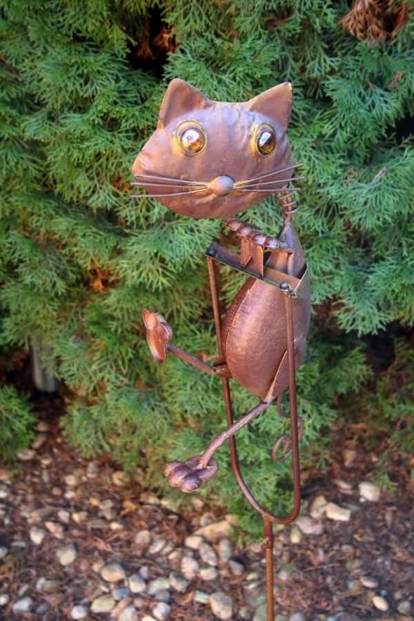 Zahradní dekorace kočka 109cm