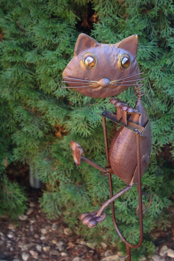 Zahradní dekorace kočka 109cm