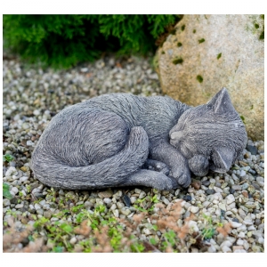 Zahradní dekorace kočka 26x21x11cm