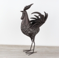 Zahradní dekorace kovový kohout 62cm