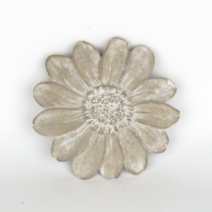 Zahradní dekorace kytka beton 15x3x15cm