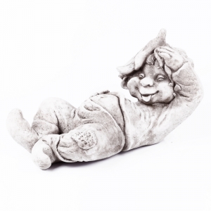 Zahradní dekorace skřítek beton 38cm