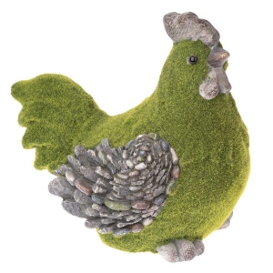 Zahradní dekorace slepice 30,5×28×20,5cm
