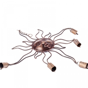 Zahradní dekorace slunce se zvonky 50cm