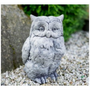 Zahradní dekorace sova z betonu