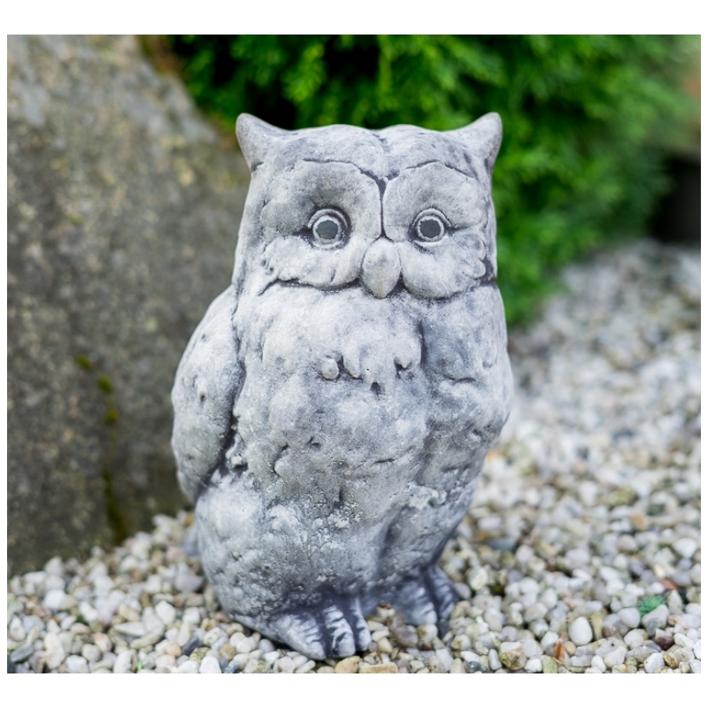 Zahradní dekorace sova z betonu