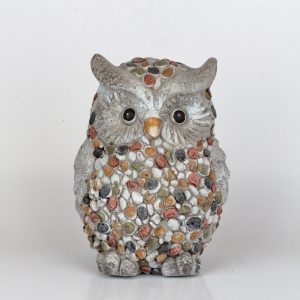 Zahradní dekorace sovička 21x30x21cm