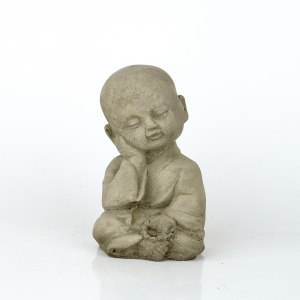 Zahradní dekorace unavený mnich 14 cm