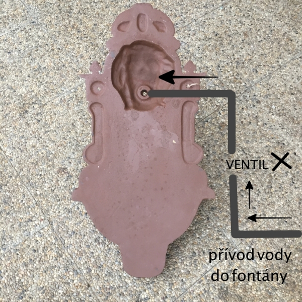 Zahradní fontána - VYŘAZENO