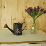 Zahradní konvička plechová 15cm