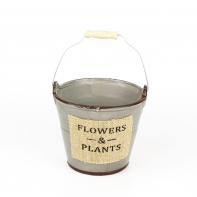 Zahradní květináč šedý (3ks)