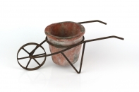 Zahradní květináč trakař 27cm