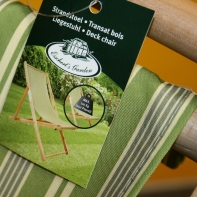 Zahradní lehátko zelené 112x42cm