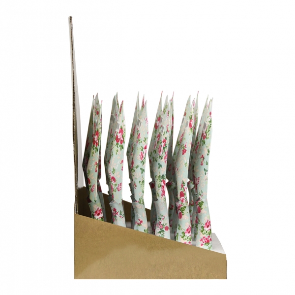 Zahradní lopatka s potiskem růží 7,9 x 3 x 27,5 cm