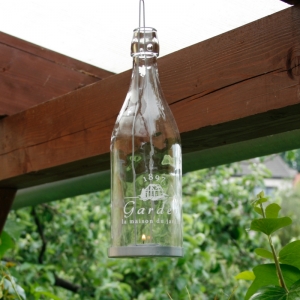 Zahradní lucerna Garden 1897 bílý text 45cm