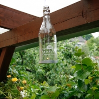 Zahradní lucerna Garden 1897 bílý text 45cm